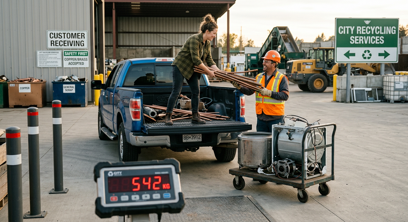 Residential scrap recycling